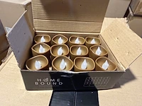 20 sets van 12 stuks led waxine lichtjes inclusief batterij homebound, rust - afbeelding 5 van  7