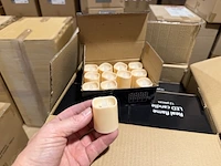 20 sets van 12 stuks led waxine lichtjes inclusief batterij homebound, soft pink