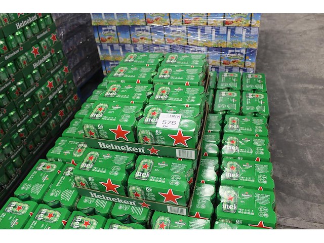 20 sixpacks heineken bier 0,33cl. tht 4-2026. bod inclusief statiegeldwaarde van 36 euro. - afbeelding 1 van  1