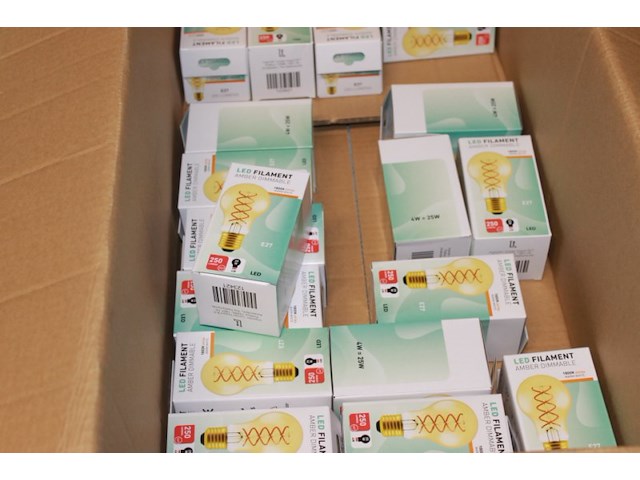 20 stuks lampen led filament 1800k e27 250 lumes dimmable - afbeelding 4 van  5