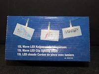 20 stuks warm led knijper verlichtingssnoer in kr 6 - afbeelding 2 van  5