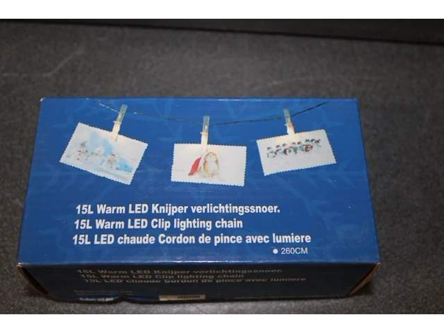 20 stuks warm led knijper verlichtingssnoer in kr 6 - afbeelding 5 van  5