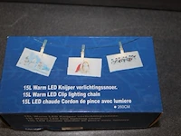 20 stuks warm led knijper verlichtingssnoer in kr 6 - afbeelding 5 van  5