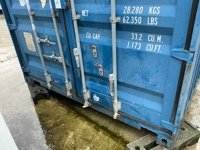 20 voets zeecontainer - afbeelding 17 van  17