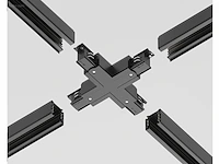 20 x 3-fase spanningsrail flex koppelstuk zwart - afbeelding 6 van  7