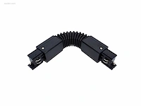 20 x 3-fase spanningsrail flex koppelstuk zwart - afbeelding 3 van  8