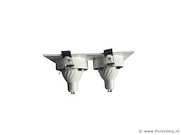 20 x downlight fitting – draaibaar – gu10 – wit/zwart – ip20 – ep-2 - afbeelding 2 van  4