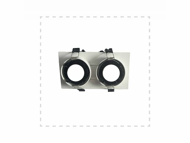 20 x downlight fitting – draaibaar – gu10 – wit/zwart – ip20 – ep-2 - afbeelding 3 van  4