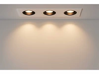 20 x downlight fitting – draaibaar – gu10 – wit/zwart – ip20 – ep-3