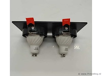 20 x downlight fitting – draaibaar – gu10 – zwart – ip20 – ep-2 - afbeelding 3 van  5
