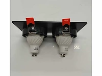20 x downlight fitting – draaibaar – gu10 – zwart – ip20 – ep-2 - afbeelding 3 van  5