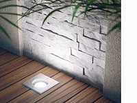 20 x gt opal grond inbouw spot vierkant