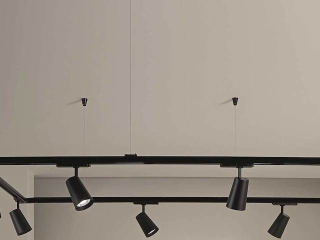 20 x intec 3-fase spanningsrail flex koppelstuk zwart - afbeelding 8 van  8