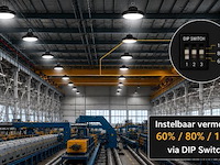 20 x led highbay ufo pro 150w – instelbaar 60% / 80% / 100% – 6500k – web-150 - afbeelding 2 van  6