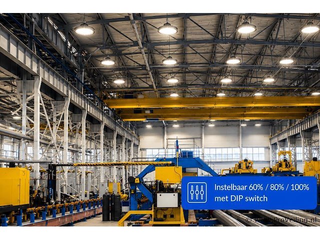 20 x led highbay ufo pro 200w – instelbaar 60% / 80% / 100% – 4000k – web-200 - afbeelding 2 van  5