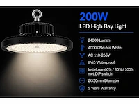 20 x led highbay ufo pro 200w – instelbaar 60% / 80% / 100% – 4000k – web-200