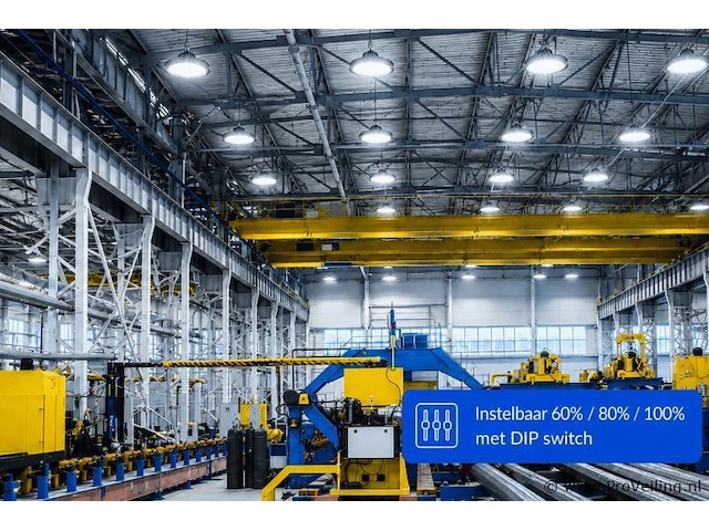 20 x led highbay ufo pro 200w – instelbaar 60% / 80% / 100% – 6500k – web-200 - afbeelding 2 van  6
