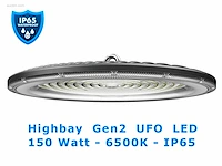 20 x led led highbay pro line slim 150 watt