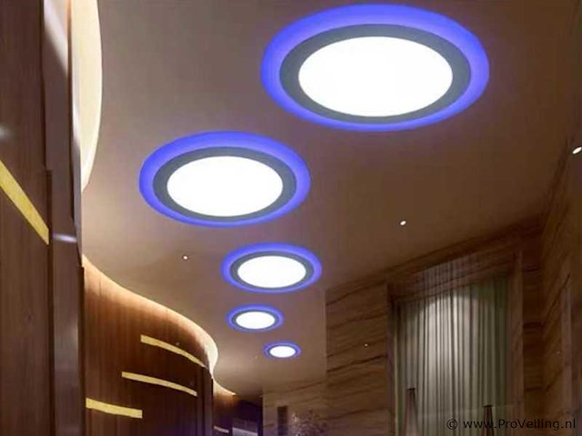 20 x led paneel – blauw / wit – 24w (18w + 6w) – aan/uit - afbeelding 5 van  5