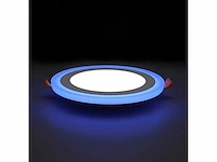20 x led paneel – blauw / wit – 24w (18w + 6w) – aan/uit