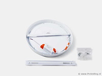 20 x led-paneel – ronde opbouwmontage – 30w – 3000k – warm wit - afbeelding 3 van  5