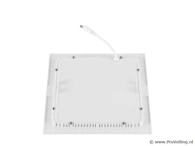20 x led paneel – vierkant inbouw – 12w – 6500k koud wit – ip20 - afbeelding 2 van  4