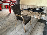 20 x terrasstoel, 9x tafel - afbeelding 1 van  4
