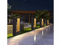 20 x tuinlamp – 40 cm –7w led – 3000k warm wit – ip54 – sla-01