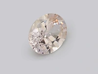 2,00 ct ovaal gesneden lichtroze topaas – misty rose