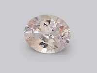 2,00 ct ovaal gesneden lichtroze topaas – misty rose - afbeelding 2 van  3