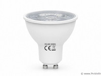 200 x led spot gu10 – 6w – 4200k neutraal wit – ip20 - afbeelding 1 van  4