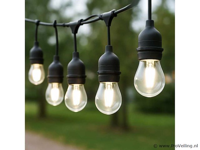 200 x st45 filament shockproof led lamp – 6000k koud wit – e27 – wit - afbeelding 3 van  5