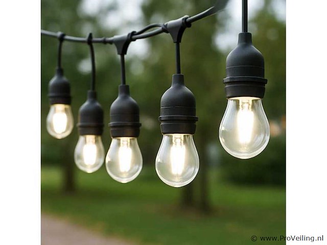 200 x st45 filament shockproof led lamp – 6000k koud wit – e27 – wit - afbeelding 3 van  5