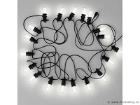 200 x st45 filament shockproof led lamp – 6000k koud wit – e27 – wit - afbeelding 4 van  5