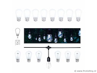 200 x st45 filament shockproof led lamp – 6000k koud wit – e27 – wit - afbeelding 5 van  5