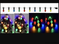 200 x st45 filament shockproof led lampen – 5 kleuren – e27 - afbeelding 3 van  4