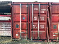 2000 - 2 x zeecontainer 20ft met overkapping ertussen - afbeelding 11 van  15