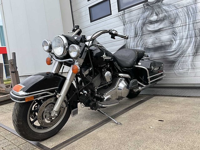 2000 - harley davidson - tour - flhpi - road king police edition motorfiets met lichte schade - afbeelding 5 van  15