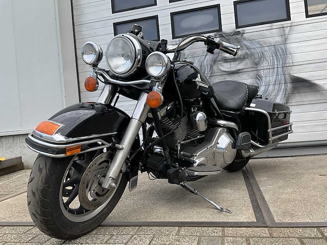 2000 - harley davidson - tour - flhpi - road king police edition motorfiets met lichte schade - afbeelding 1 van  22
