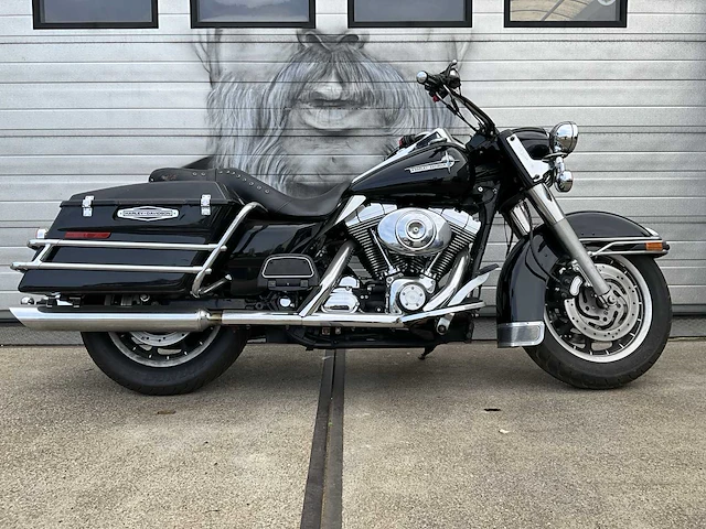 2000 - harley davidson - tour - flhpi - road king police edition motorfiets met lichte schade - afbeelding 19 van  22