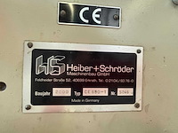 2000 - heiber+schröder - ce 650/1 - schalenopzetmachine - afbeelding 4 van  12