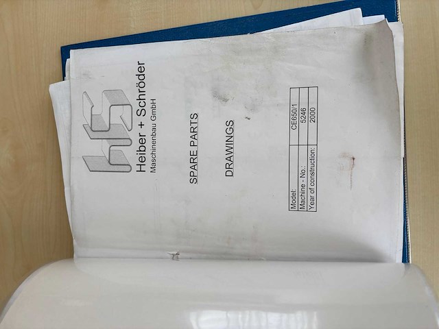 2000 - heiber+schröder - ce 650/1 - schalenopzetmachine - afbeelding 11 van  12