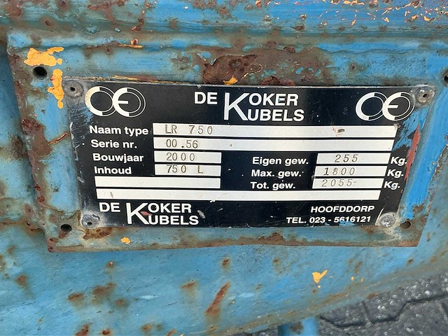 2000 750lr betonkubel - afbeelding 6 van  6