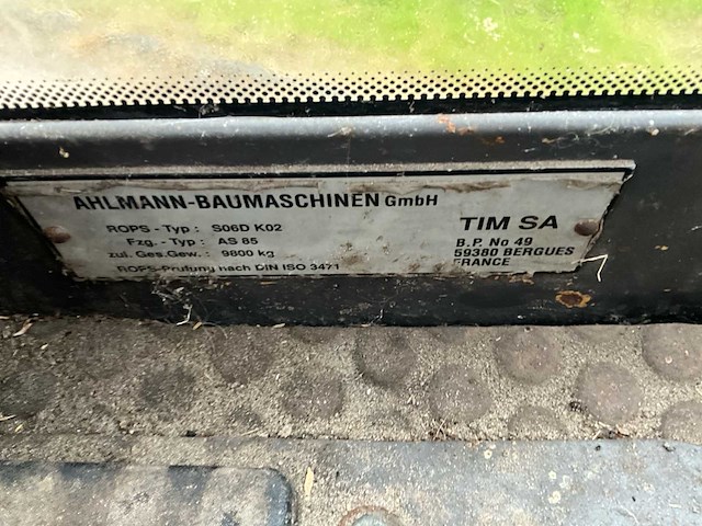 2000 ahlmann az85t shovel - afbeelding 15 van  29