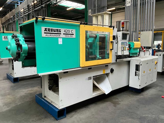 2000 arburg allrounder 420 c 1300-350 spuitgietmachine - afbeelding 1 van  27