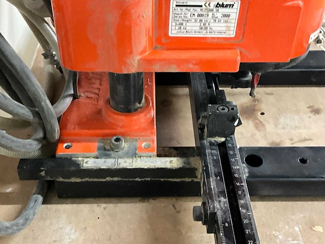 2000 blum m51p1000.50 scharnier boormachine - afbeelding 5 van  7