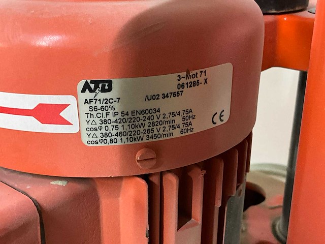 2000 blum m51p1000.50 scharnier boormachine - afbeelding 6 van  7