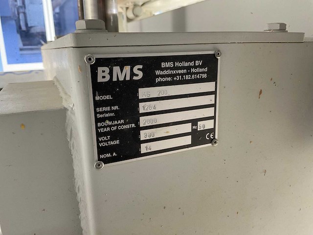 2000 bms ks 200 bandschuurmachine - afbeelding 6 van  6