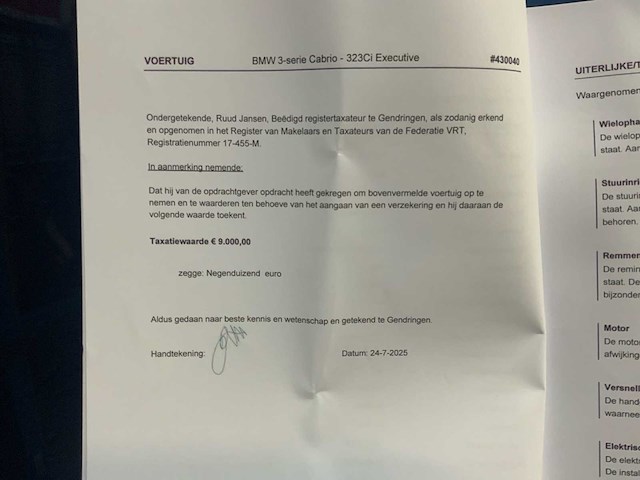 2000 bmw 3-serie cabrio 323ci executive personenauto - afbeelding 37 van  42