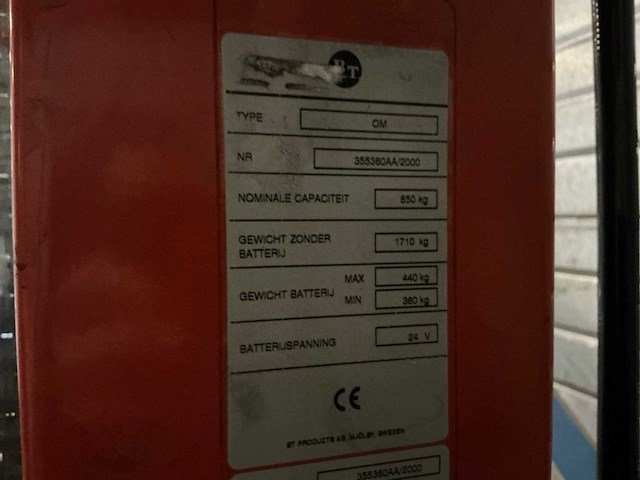 2000 bt om elektrische orderpicker - afbeelding 5 van  15